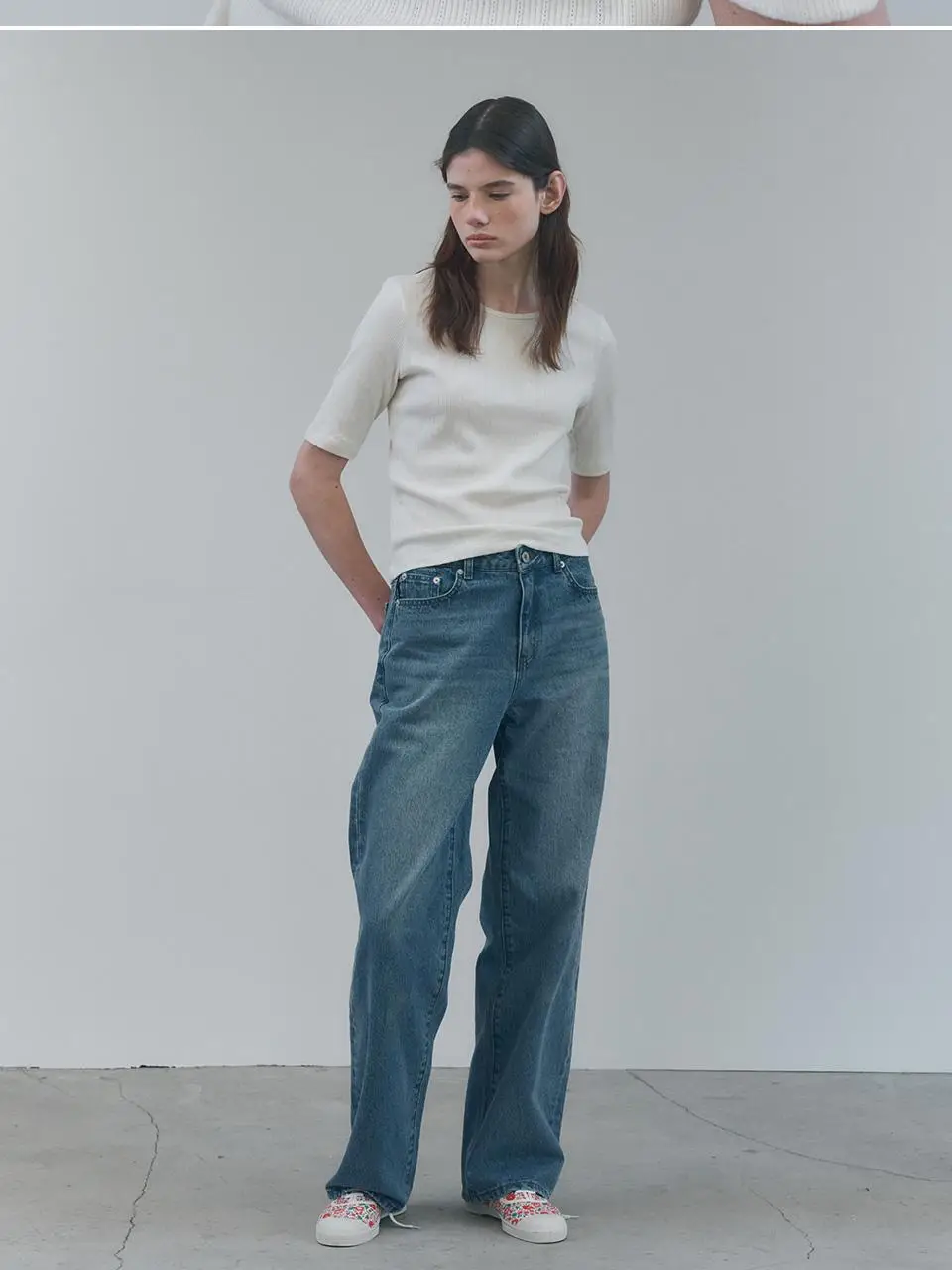 [모음전] 벤시몽 RIBBED KNIT T-SHIRT - 3color 상세페이지 25